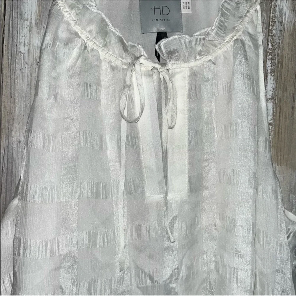 HD in Paris Shadow Pane Silk Tank – Size 6 - Picture 5 of 7